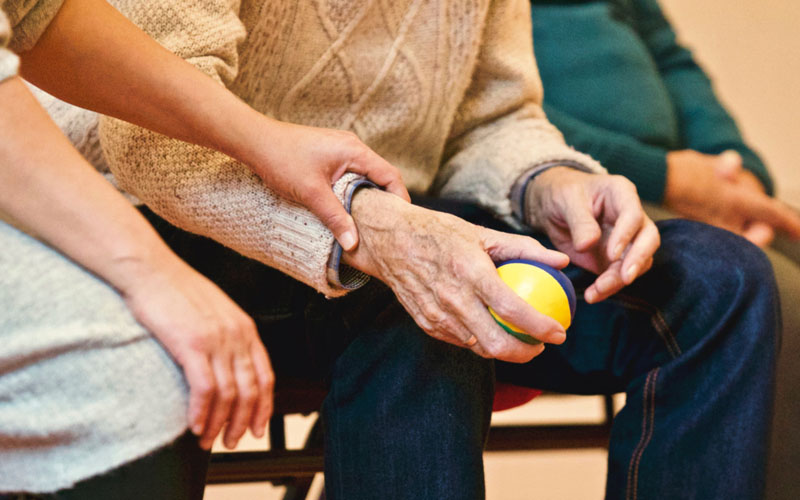Adult Holding the hand